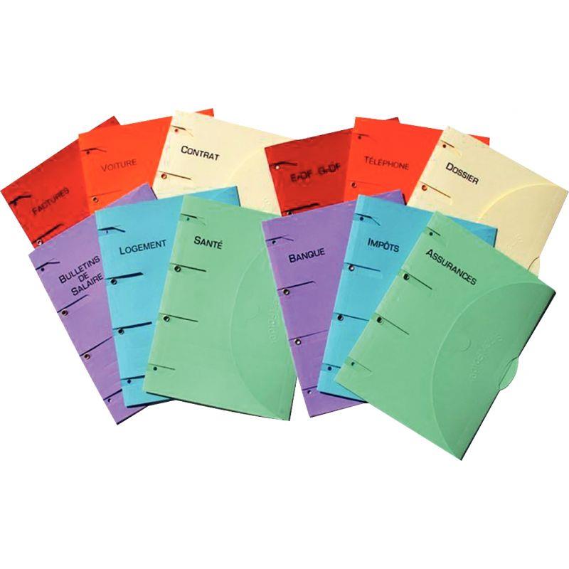 Image de  Paquet de 6 chemises pour classeur Smartfolder, factures 