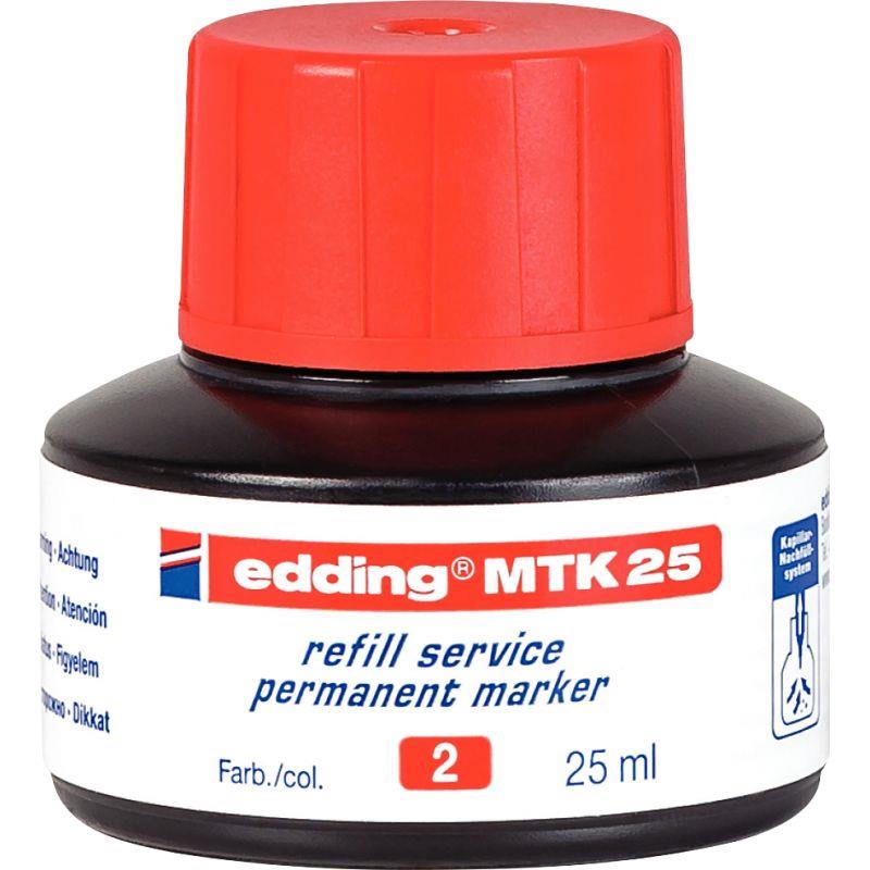 Image de  Flacon recharge marqueur permanent rouge 