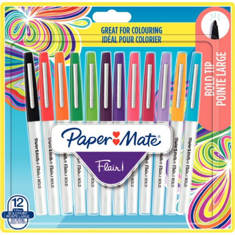 Image de  Pochette de 12 feutres Flair Bold assortis 