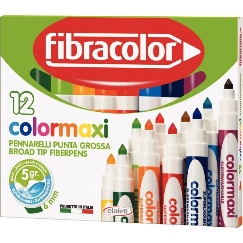 Image de  Étui de 12 feutres Colormaxi assortis 