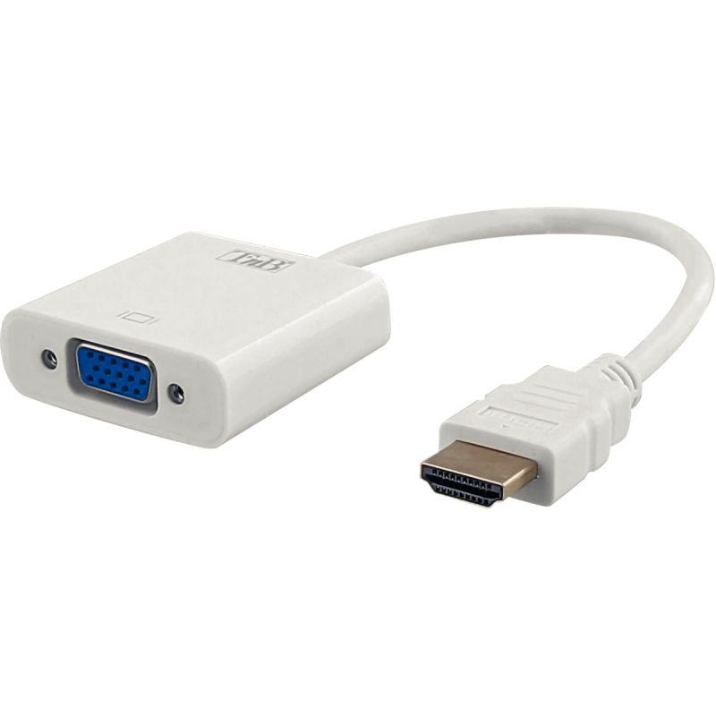 Image de  Adaptateur HDMI vers VGA blanc 