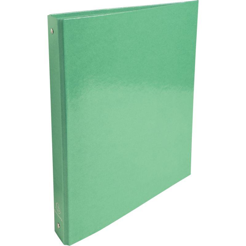Image de  Classeur 4 anneaux en carte pelliculée IDERAMA, format A4, dos 4 cm, vert 