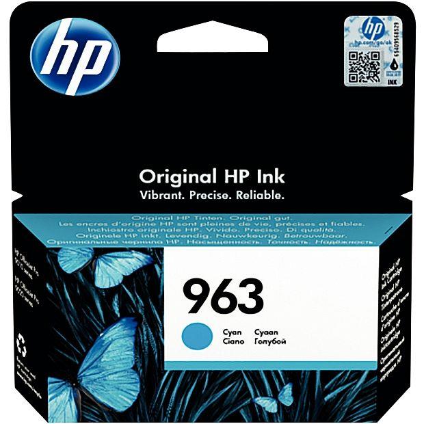 Image de  HP 963 cartouche d''encre cyan authentique (3JA23AE) 