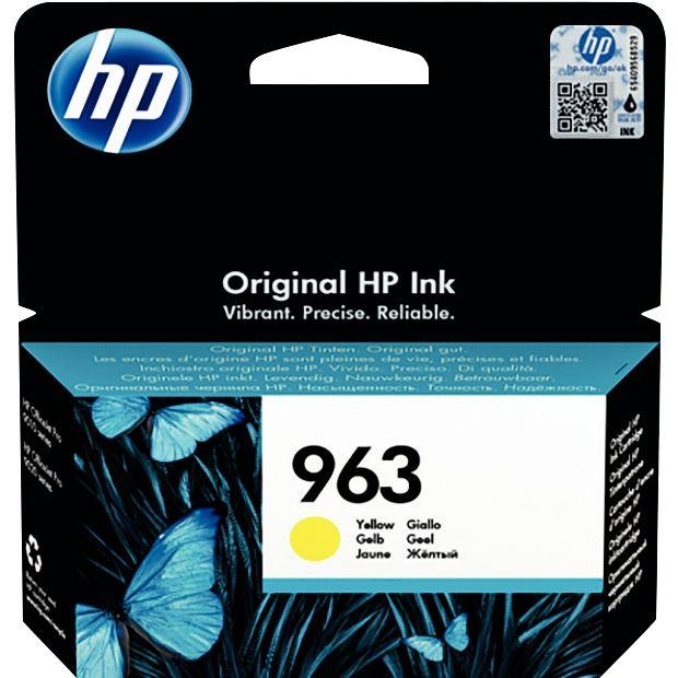 Image de  HP 963 cartouche d''encre jaune authentique (3JA25AE) 