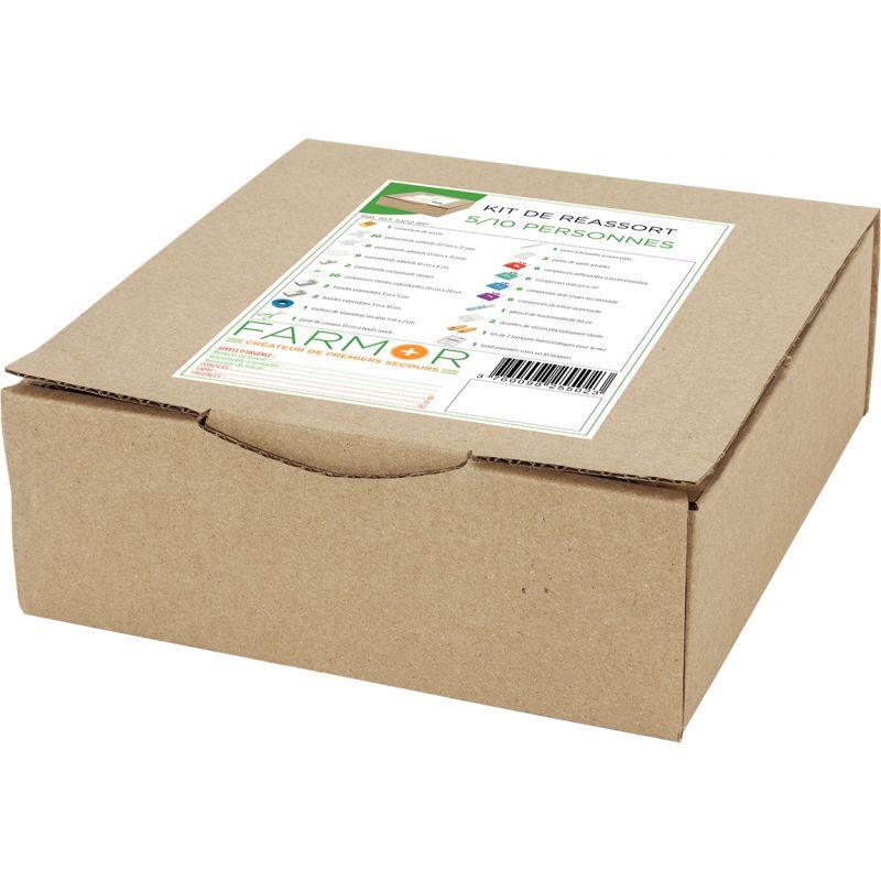 Image de  Kit pour armoire à pharmacie 5/10 personnes 