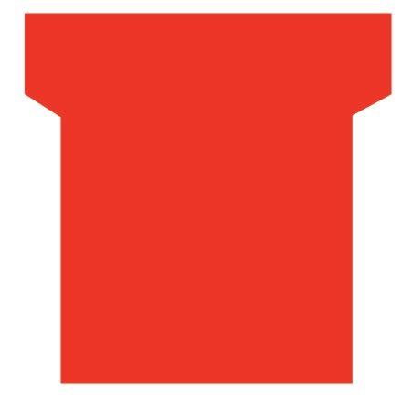 Image de  Paquet de 100 fiche planning indice 3 rouge 