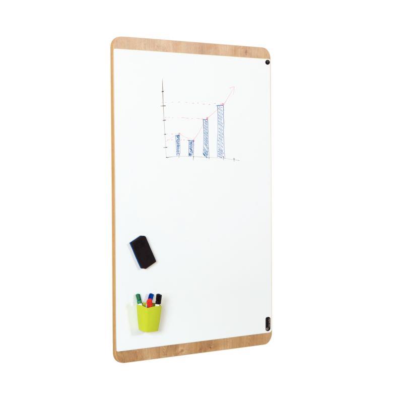 Image de  Tableau blanc magnétique 75x115cm Natural 