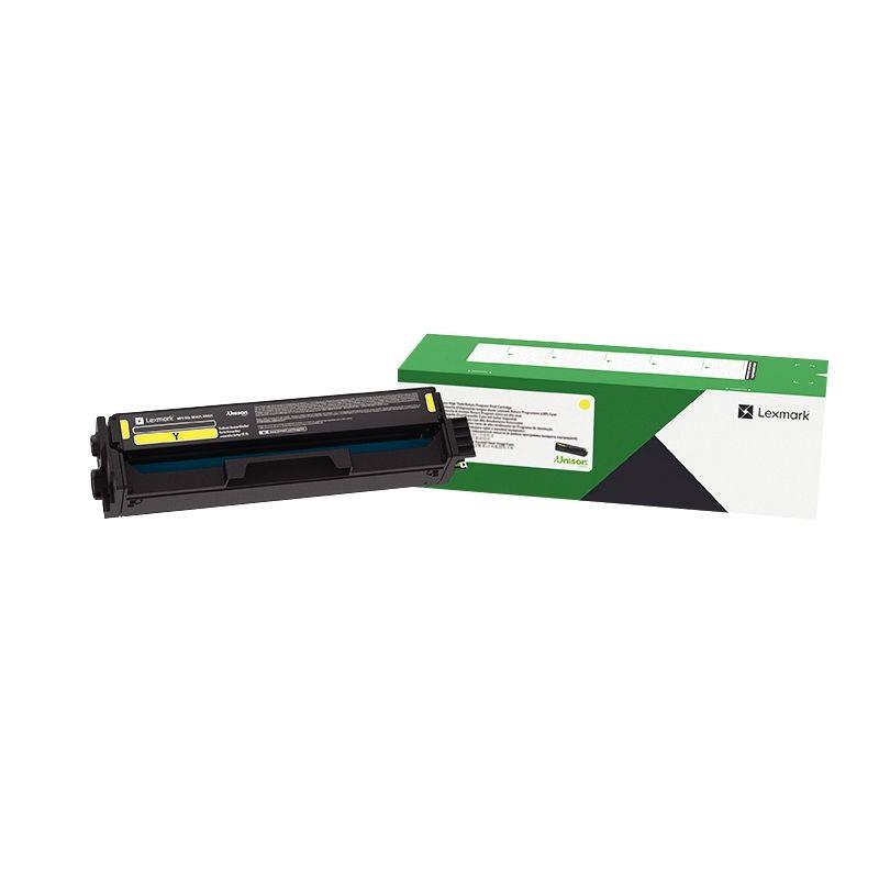 Image de  Lexmark C3220Y0 cartouche laser jaune haute capacité authentique 