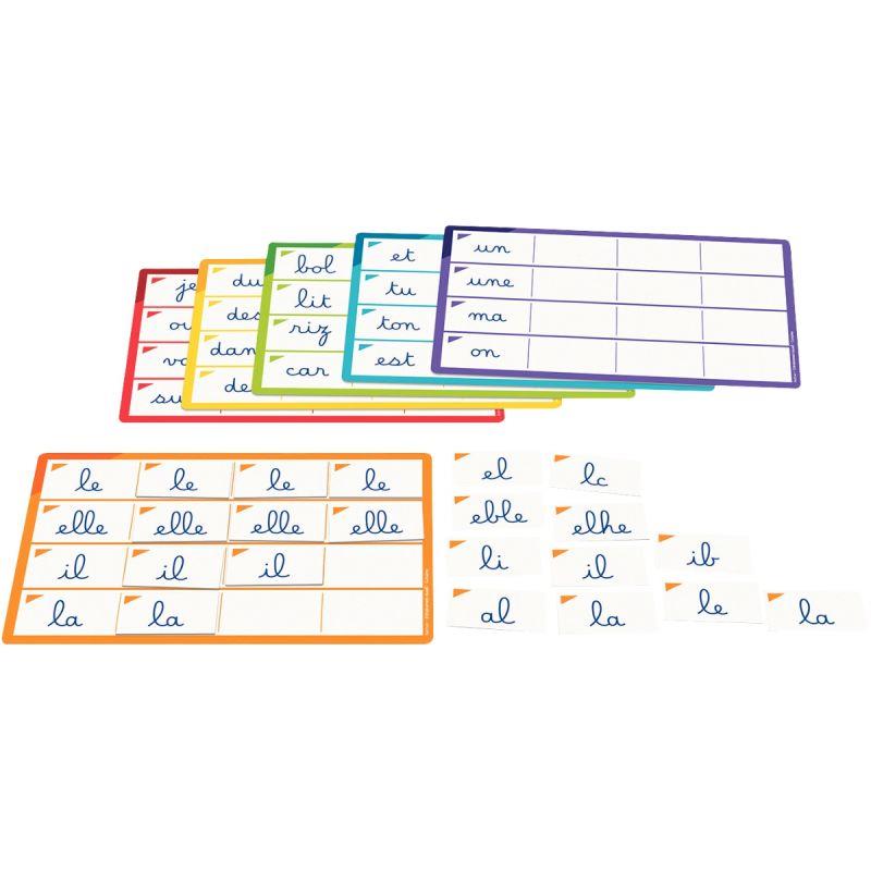 Image de  Entrainement visuel, lettres cursives 