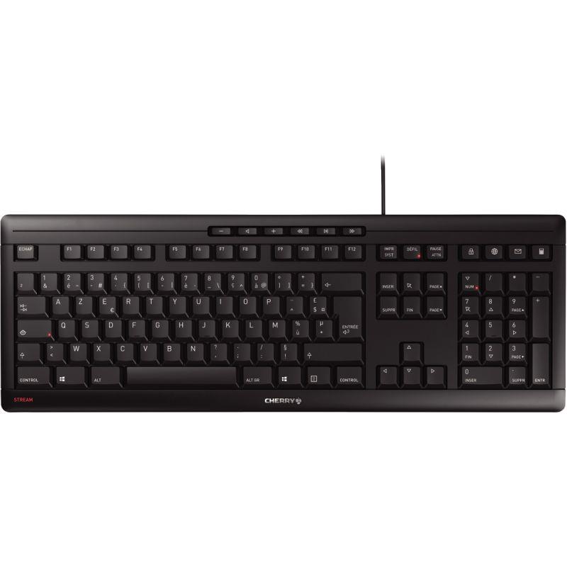 Image de  Clavier filaire Cherry Stream couleur noir 