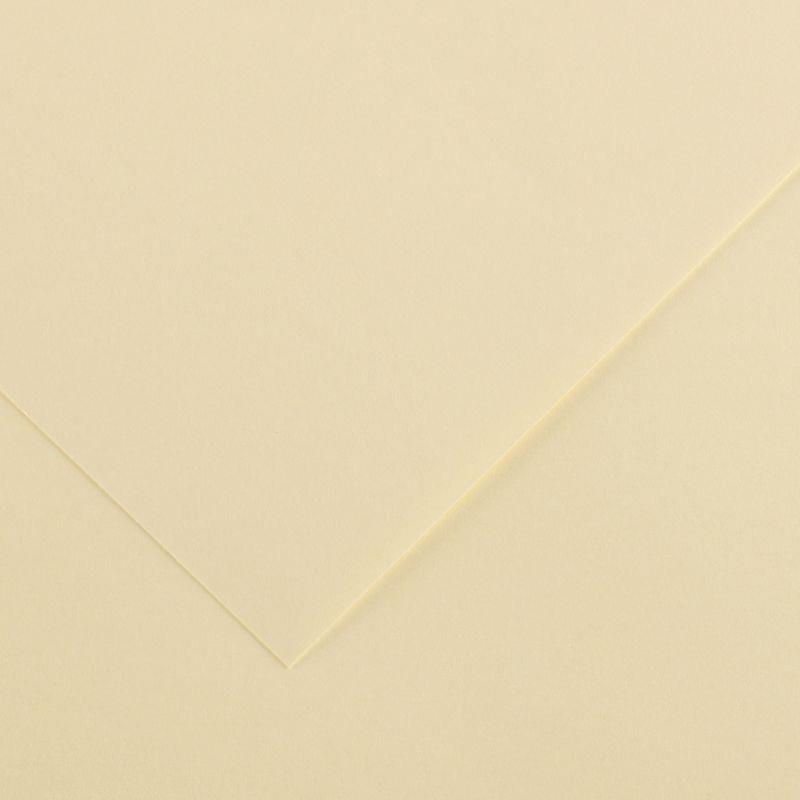 Image de  Paquet de 10 feuilles Colorline 50x65 cm 150 g crème 