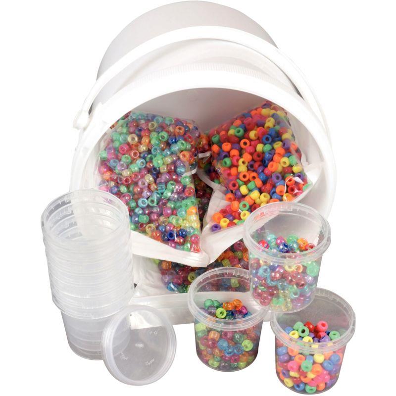 Image de  Seau 3000 perles cassis  + 10 pots vides offerts 