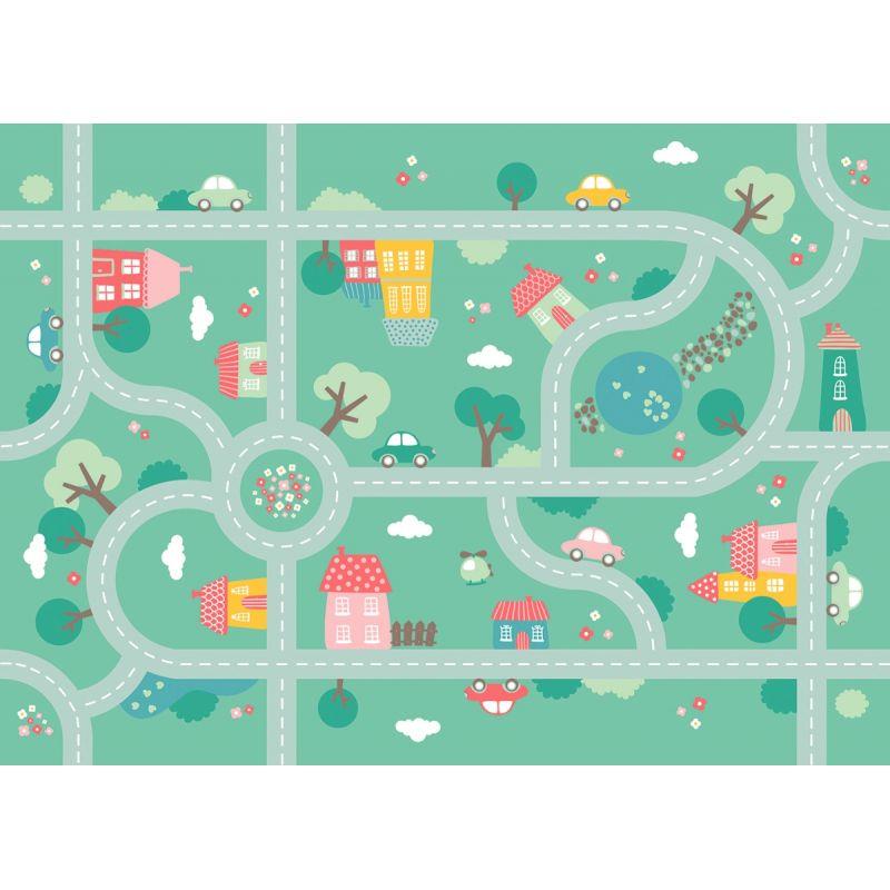 Image de  Tapis VMAT 150x100cm la ville 