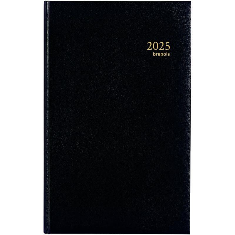 Image de  Agenda banquier large 2 volumes noir 