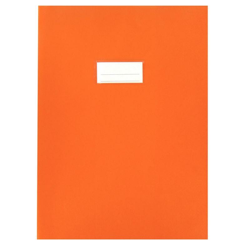 Image de  Paquet de 10 protèges-cahier épaisseur 21/100ème 21x29,7cm PVC coloris orange 