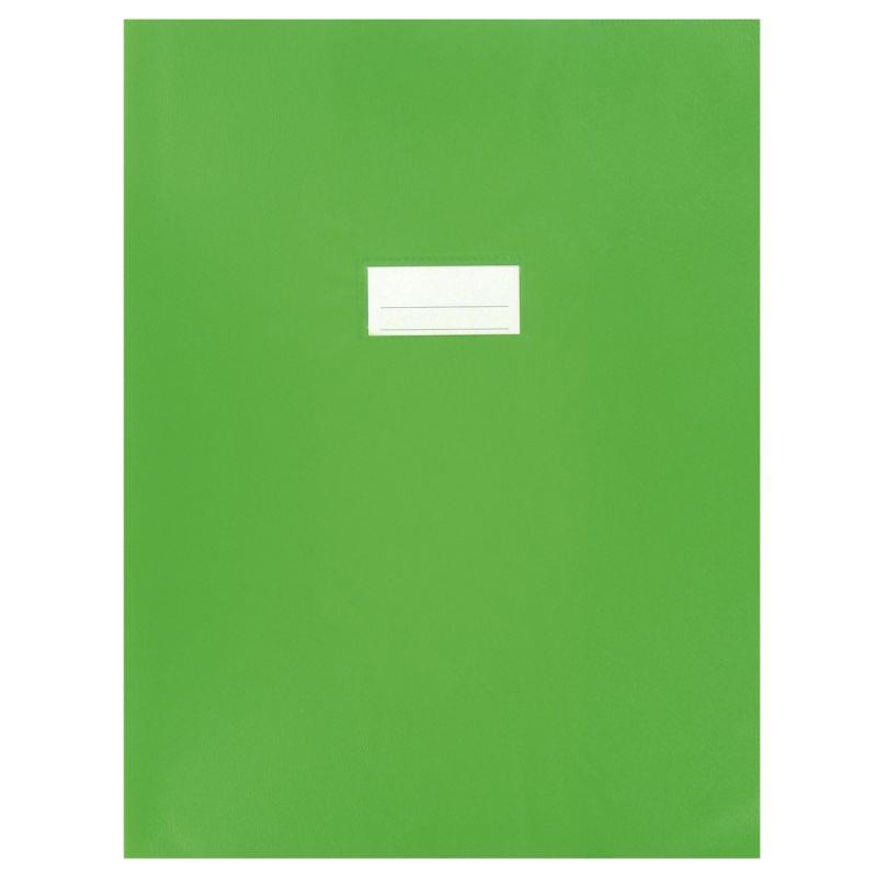 Image de  Paquet de 10 protèges-cahier épaisseur 21/100ème 24x32cm PVC coloris vert 