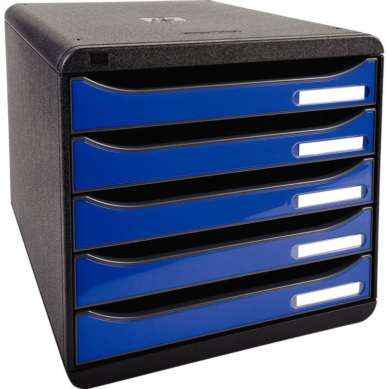 Image de  Module 5 tiroirs BIGBOX+ noir/bleu roi 