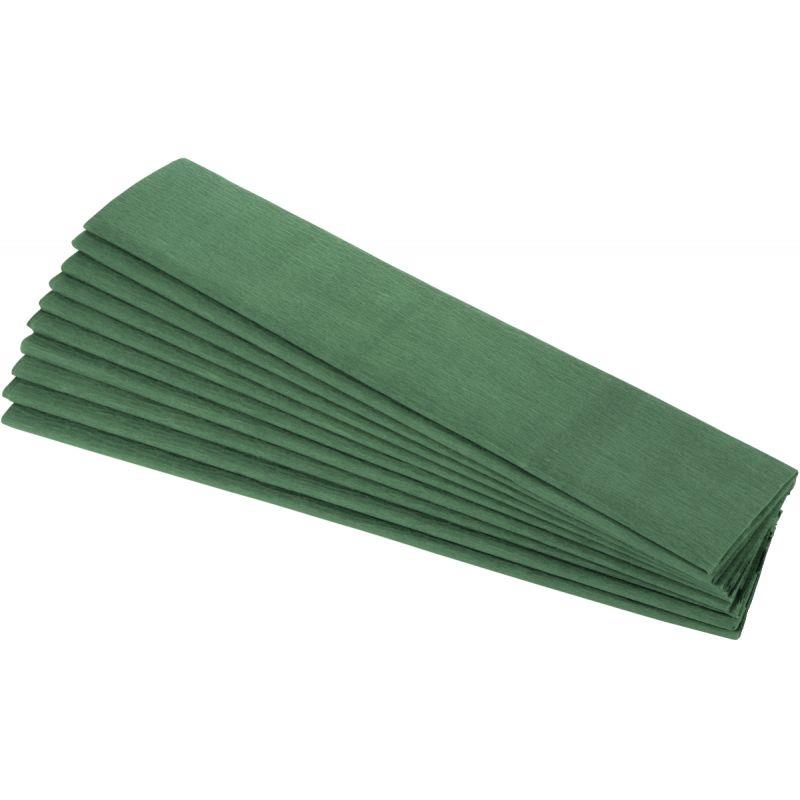 Image de  Paquet de 10 feuilles crépon supérieur 250x50  vert foncé 
