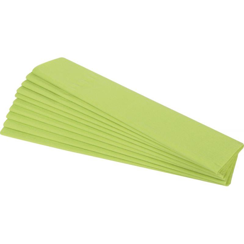 Image de  Paquet de 10 feuilles crépon supérieur 250x50  vert pré 