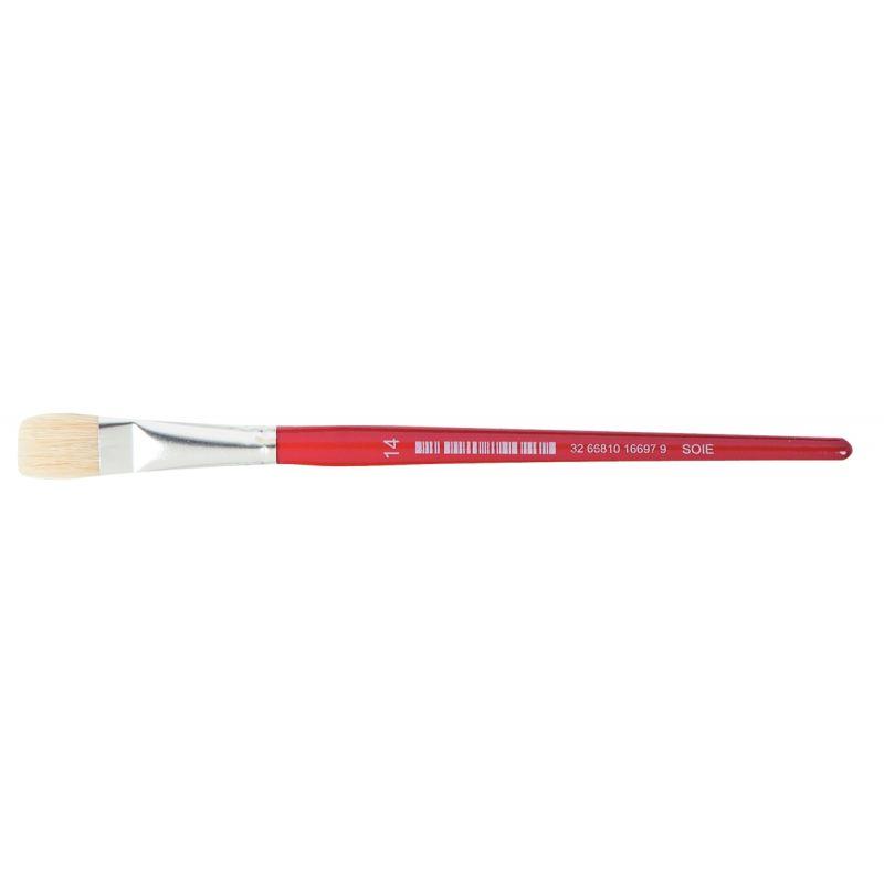 Image de  Brosse plate en soie N° 14 