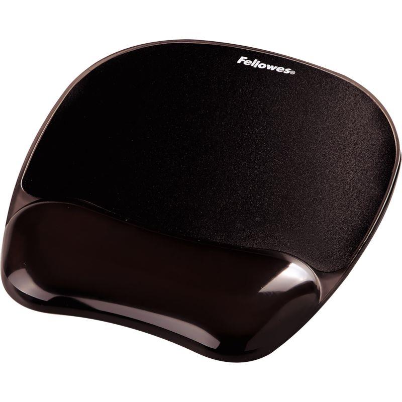 Image de  Tapis souris Crystal gel noir 
