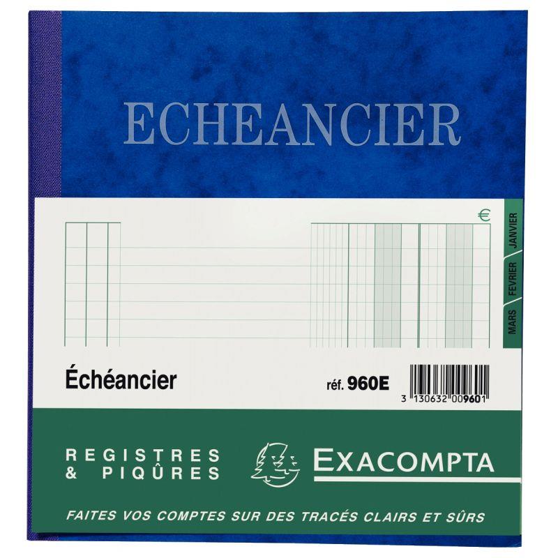 Image de  Piqûre échéancier de 72 pages format 21 x 19 cm 
