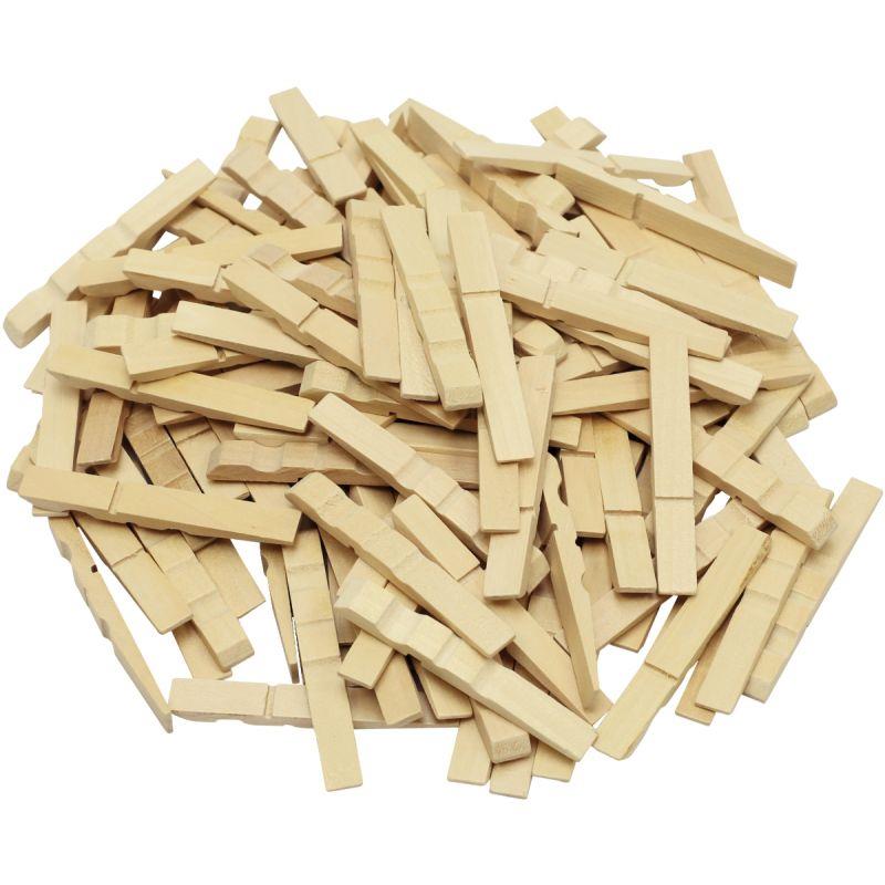 Image de  Lot de 500 demi pinces à linge 72 mm 