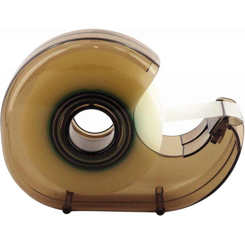 Image de  Dévidoir escargot transparent gris fumé 