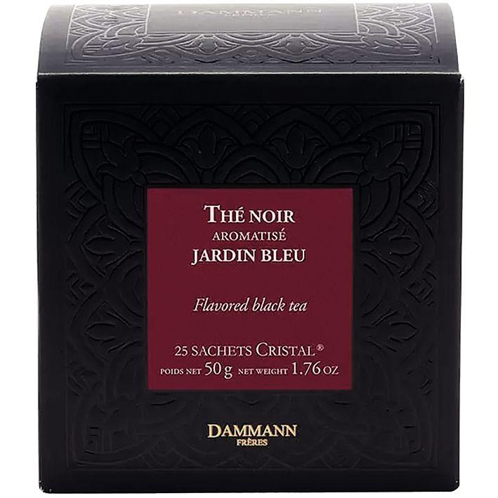 Image de  Boite de 25 sachets thé noir jardin bleu DAMMANN 