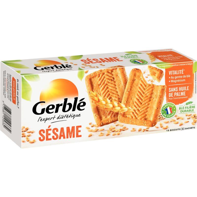 Image de  Paquet de 15 biscuits GERBLE sésame 172g 