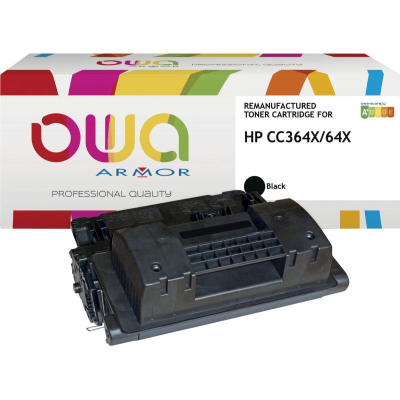 Ref. 20218, Cartouche laser compatible à la marque HP CC364X noir haute capacité, Noir, marque ARMOR