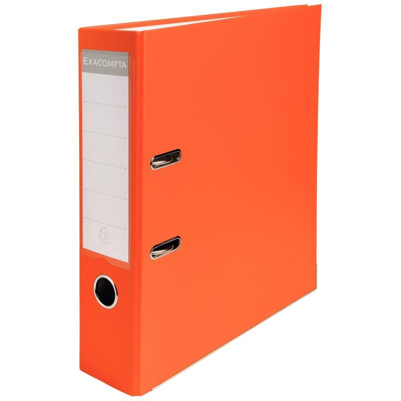 Image de  Classeur à levier pour format A4, dos 8 cm, orange 