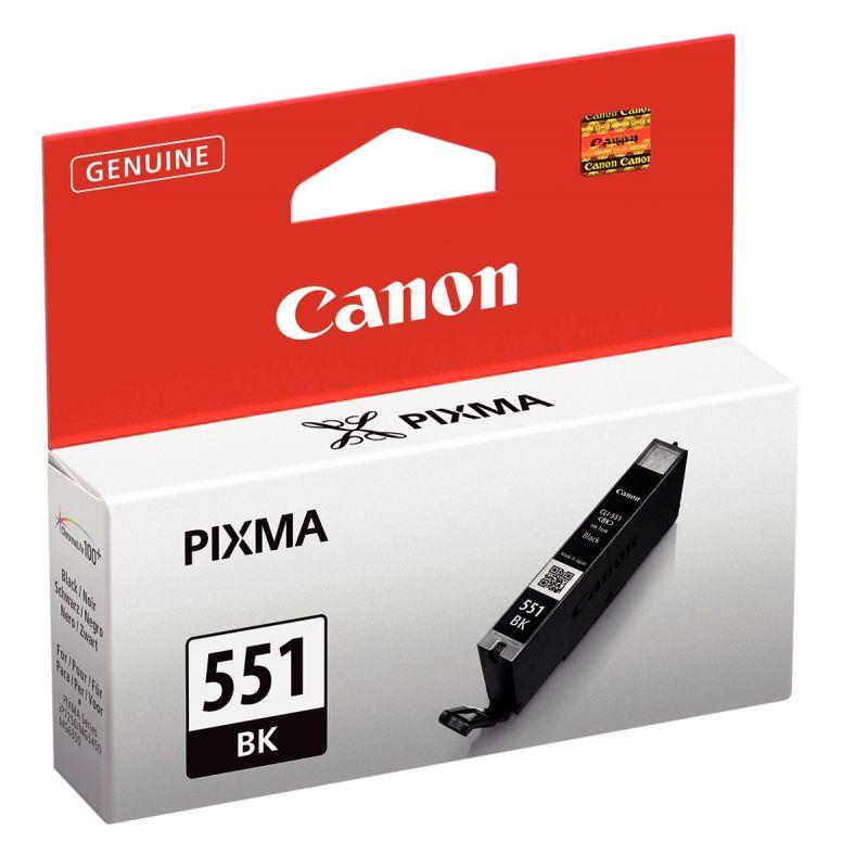 Image de  Canon 551 cartouche jet d''encre noire authentique (CLI551BK) 