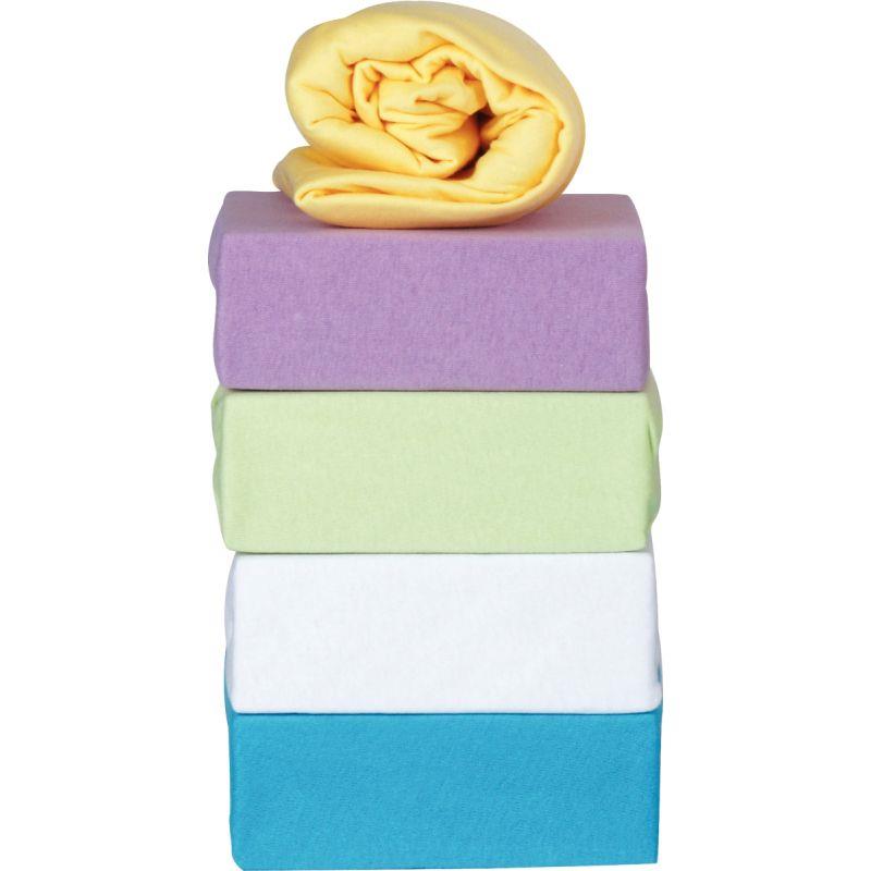 Image de  Drap housse 120x60cm parme 