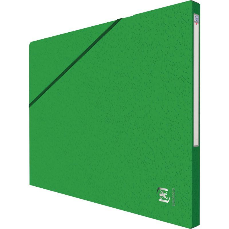 Image de  Carton de 10 chemises EUROFOLIO+ ALPINA, dos 15 mm, vert 