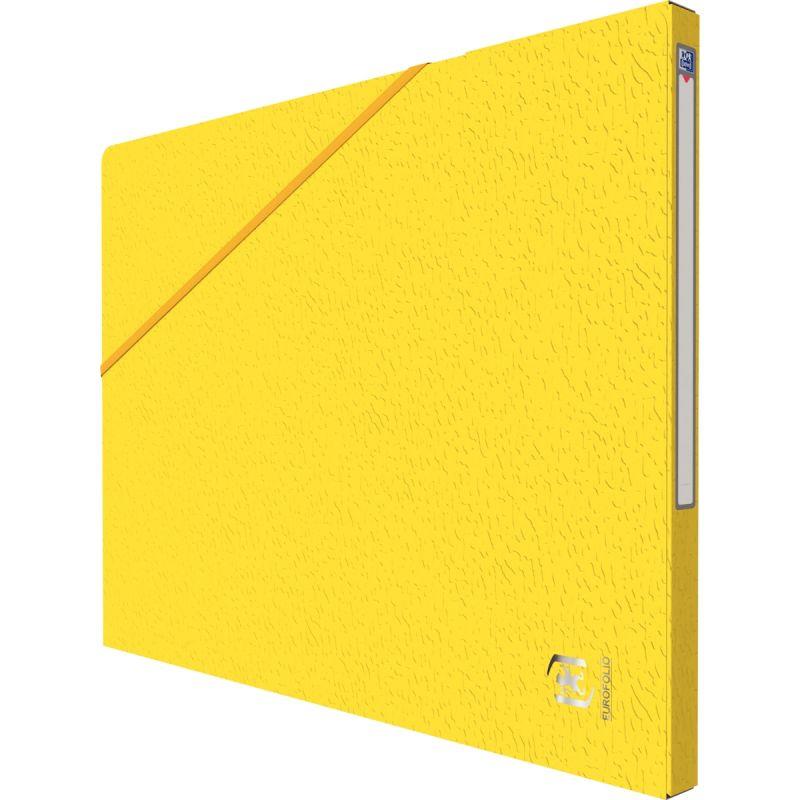 Image de  Carton de 10 chemises EUROFOLIO+ ALPINA, dos 15 mm, jaune 