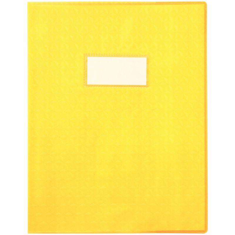 Image de  Paquet de 30 protège-cahiers grain 10/100ème format 17 x 22 cm coloris jaune 