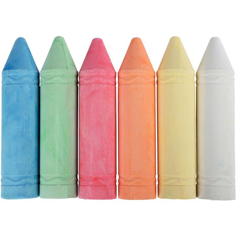 Image de  Set de 6 craies trottoir jumbo 