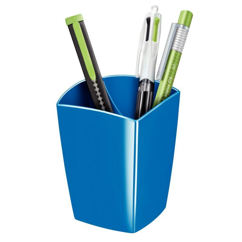 Image de  Pot à crayons GLOSS bleu océan 