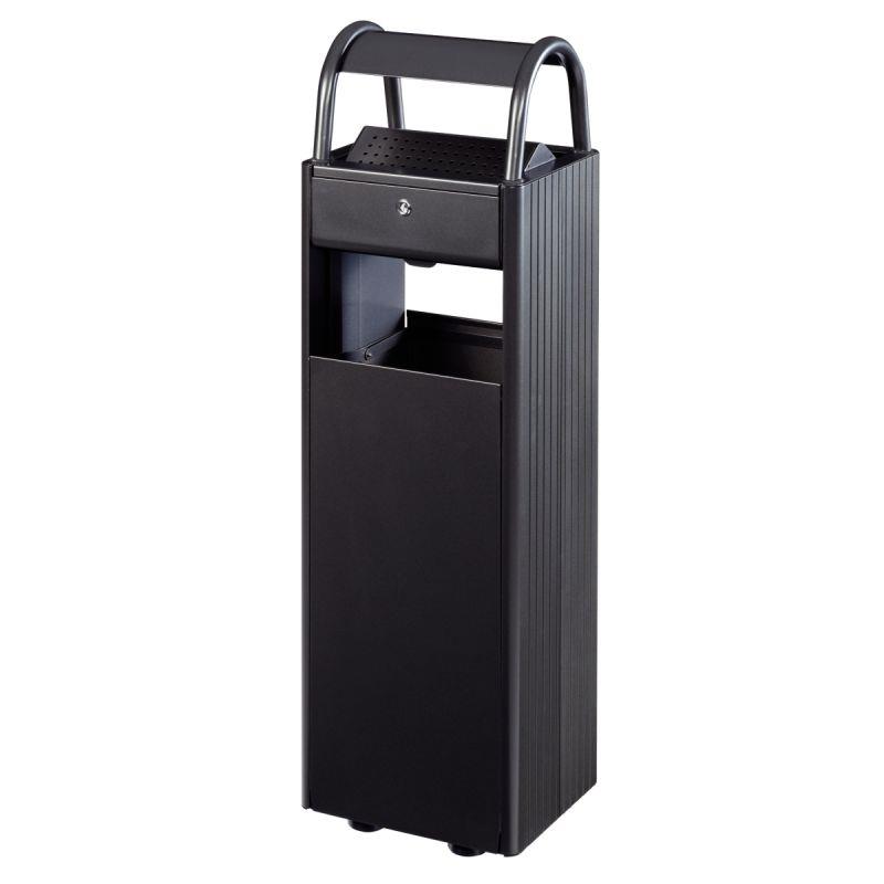 Image de  Combiné cendrier avec poubelle gris 6L 