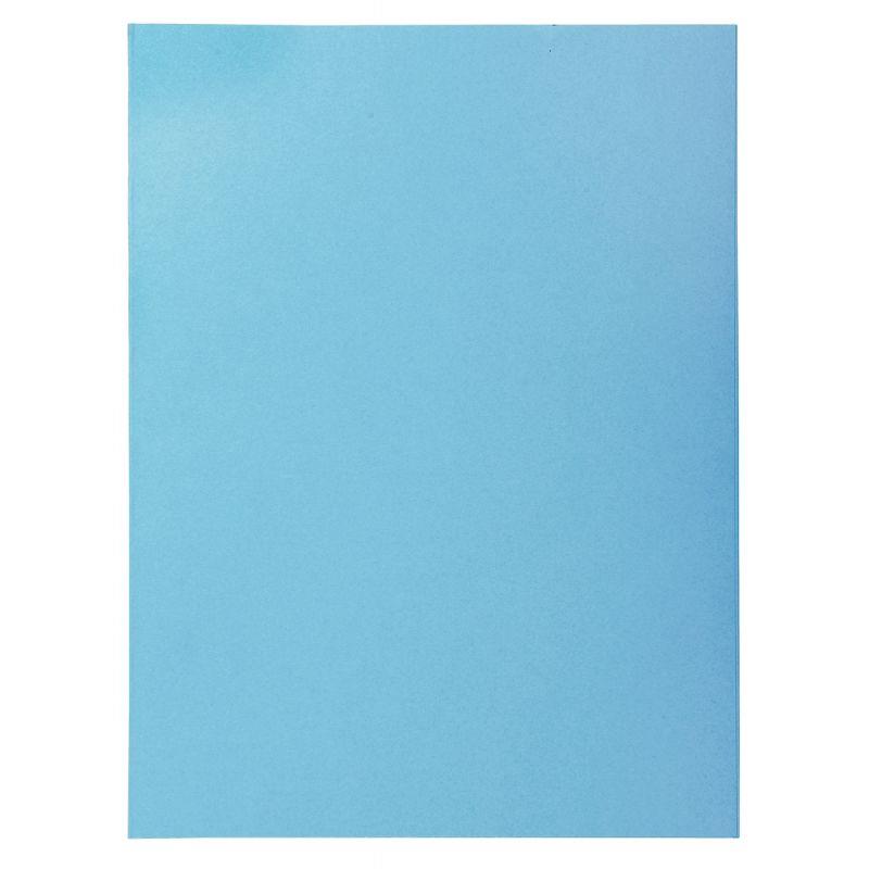 Image de  Paquet de 50 chemises 2 rabats SUPER 210g, format 24x32 cm, bleu clair 