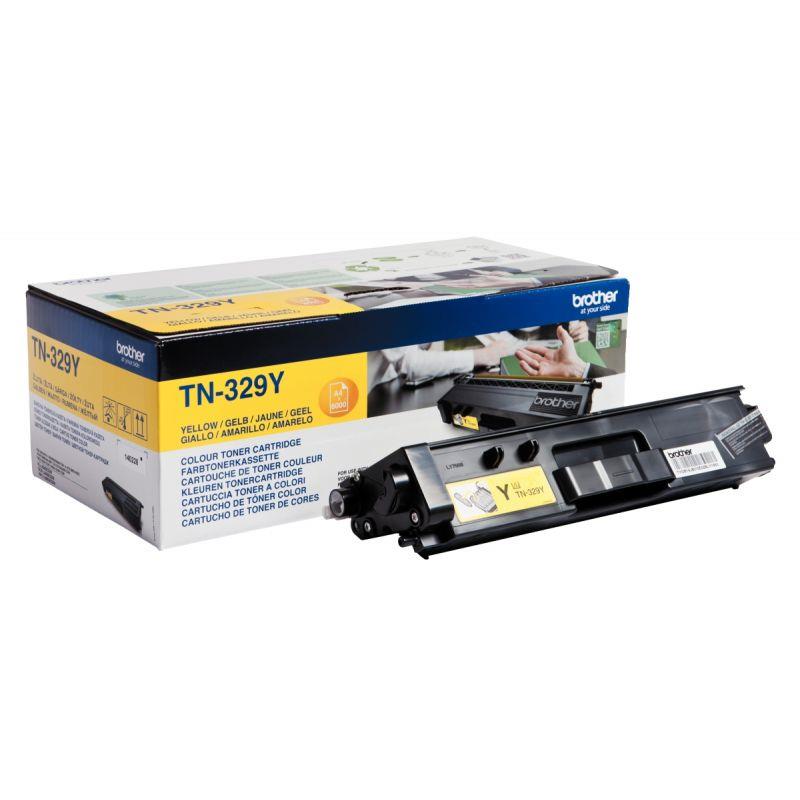 Image de  Toner à la marque Brother TN329Y jaune très haute capacité 