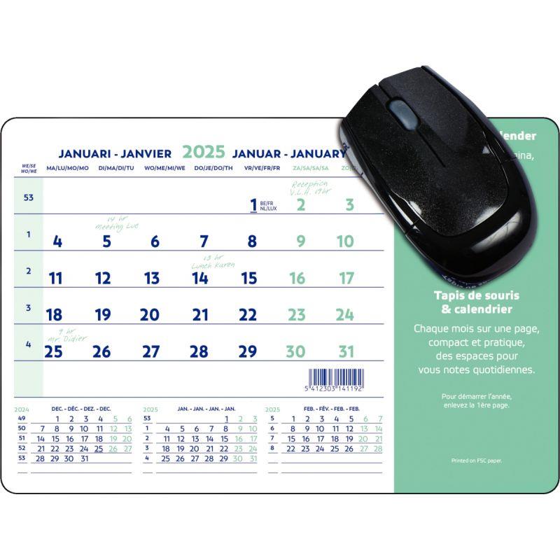 Image de  Tapis de souris calendrier 