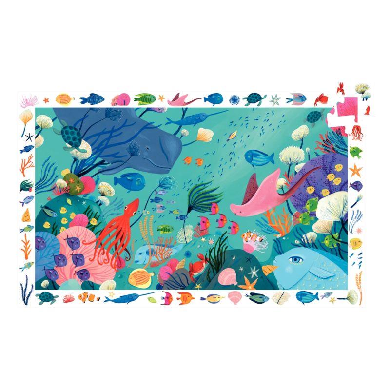 Image de  Puzzle d''observation 54 pièces, thème aquatique 