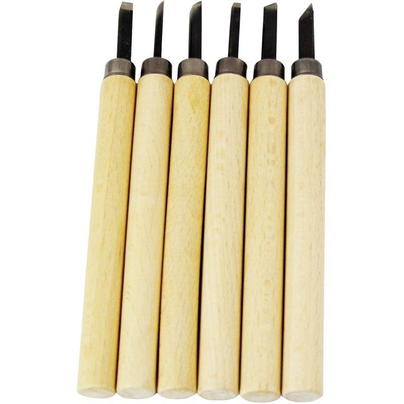 Image de  Lot de 6 gouges pour linogravure 
