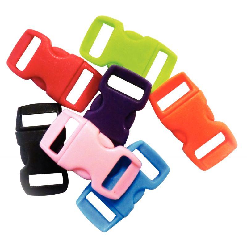Image de  Paquet de 100 clips en plastique coloris assortis 