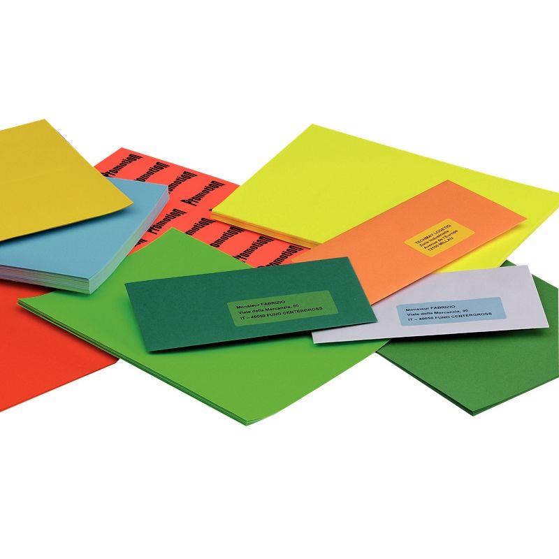 Image de  Boîte de 400 étiquettes couleur 105x148,5mm coloris vert 