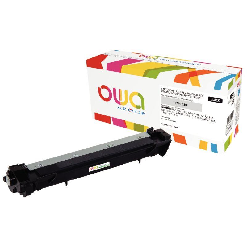 Image de  OWA toner laser noir remanufacturé compatible Brother TN1050 