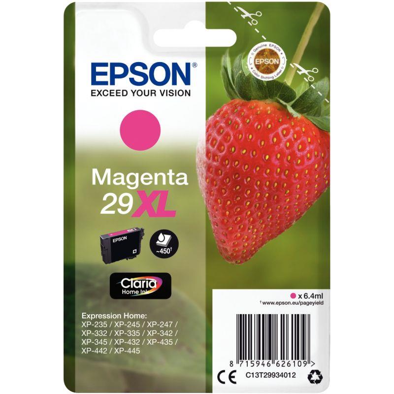 Image de  Epson FRAISE / 29XL cartouche jet d''encre magenta haute capacité authentique (T299340) 
