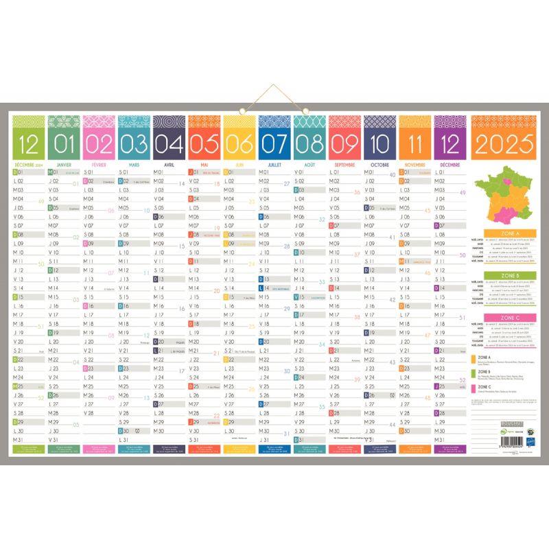 Image de  Calendrier annuel 13 mois Tendance 43x65cm 